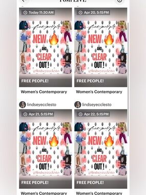 🚨FREE PEOPLE! NEW🔥& CRAZY CLEAROUT🚨 AT 11:30 AM CT! BUYERS GIVY🛍️ FP SHARE SHOW